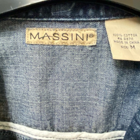 Massini Blue Denim Jacket - Picture 3 of 4